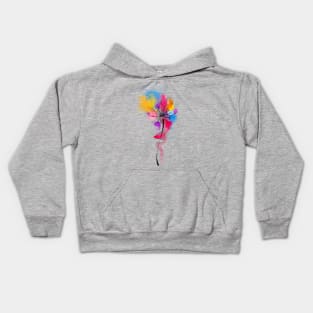 Dandelion watercolour Kids Hoodie